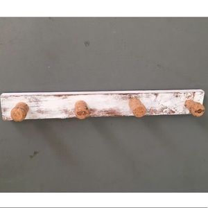 Handmade Champagne Cork Jewelry Holder HangingRack
